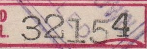Great Central Railway Parcel Post Locomotive 1st Issue Numeral Fonts Type L
